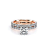 Verragio Tradition 150W Diamond Wedding Band | 14K Two-Tone Gold