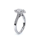 Verragio Renaissance 982OV 14K White Gold Oval Diamond Engagement Ring | 0.45 CTW Semi-Mount | In-Store