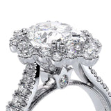 Verragio Renaissance 982OV 14K White Gold Oval Diamond Engagement Ring | 0.45 CTW Semi-Mount | In-Store
