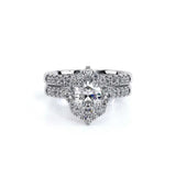 Verragio Renaissance 982OV 14K White Gold Oval Diamond Engagement Ring | 0.45 CTW Semi-Mount | In-Store