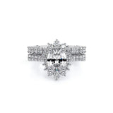 Verragio Venetian 5084OV Oval Diamond Engagement Ring | 18K White Gold Semi-Mount
