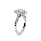 Verragio Venetian 5084OV Oval Diamond Engagement Ring | 18K White Gold Semi-Mount