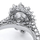 Verragio Venetian 5084OV Oval Diamond Engagement Ring | 18K White Gold Semi-Mount