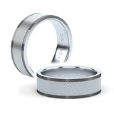 Verragio VWS-216-7 14K White Gold Men's Wedding Band | In-Store