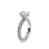 Verragio Tradition 250DBOV Oval Diamond Engagement Ring | 14K White Gold Semi-Mount