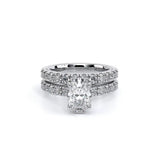 Verragio Tradition 250DBOV Oval Diamond Engagement Ring | 14K White Gold Semi-Mount