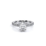 Verragio Tradition 250DBOV Oval Diamond Engagement Ring | 14K White Gold Semi-Mount