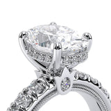 Verragio Tradition 250DBOV Oval Diamond Engagement Ring | 14K White Gold Semi-Mount