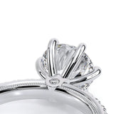 Verragio Vanguard 2206P Princess Diamond Engagement Ring | 14K Yellow Gold Semi-Mount