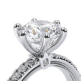 Verragio Vanguard 2206P Princess Diamond Engagement Ring | 14K Yellow Gold Semi-Mount