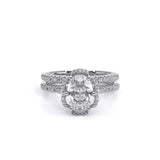 Verragio Couture 18KT White Gold Oval Diamond Engagement Ring | In-Store