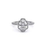 Verragio Couture 18KT White Gold Oval Diamond Engagement Ring | In-Store