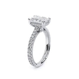 Verragio Renaissance Emerald Diamond Engagement Ring 14K White Gold