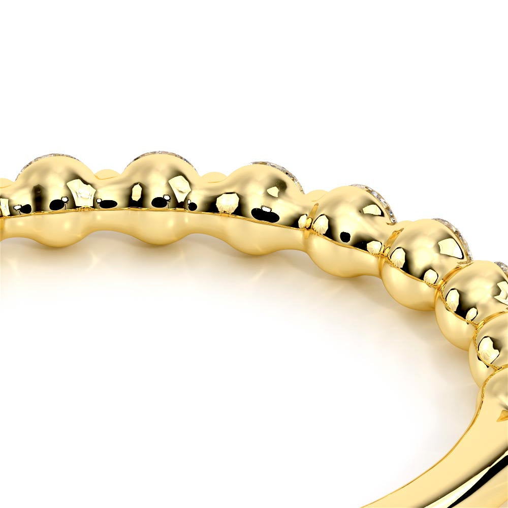 Verragio RENAISSANCE-990W Single-Prong Round Diamond Wedding Band - view 4