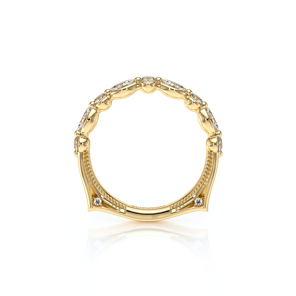 Verragio VANGUARD-2202W-25 Round and Marquise Diamond Wedding Band - view 3