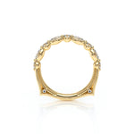 Verragio VANGUARD-2202W-25 Round and Marquise Diamond Wedding Band - view 3