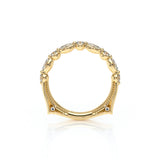 Verragio VANGUARD-2202W-25 Round and Marquise Diamond Wedding Band - view 3
