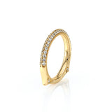 Verragio VANGUARD-2204W Knife-Edge Round Diamond Wedding Band - view 2