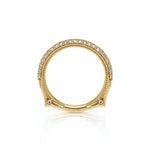 Verragio VANGUARD-2204W Knife-Edge Round Diamond Wedding Band - view 3