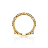 Verragio VANGUARD-2204W Knife-Edge Round Diamond Wedding Band - view 3