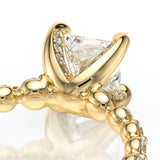 Verragio Vanguard 2206P Princess Diamond Engagement Ring | 14K Yellow Gold Semi-Mount
