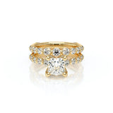 Verragio Vanguard 2206P Princess Diamond Engagement Ring | 14K Yellow Gold Semi-Mount