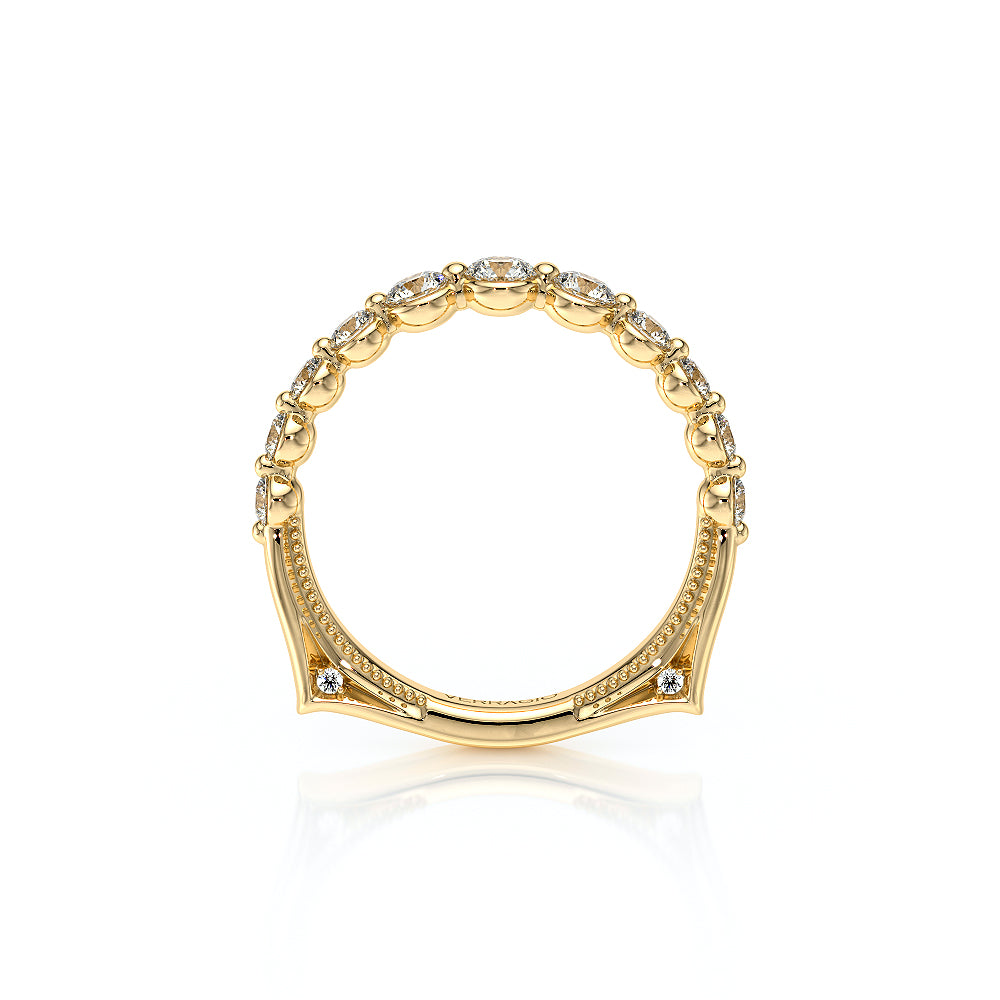 Verragio VANGUARD-2206W Tapered Round Diamond Wedding Band - view 3