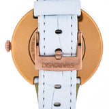 Swarovski Octea White Ceramic & Rose Gold-Tone Swiss Quartz Watch