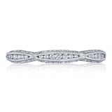 Twist with Diamond Accent Wedding Band