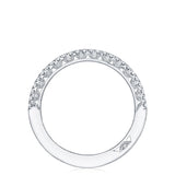 Tacori Petite Crescent 18K White Gold Diamond Wedding Band | In-Store