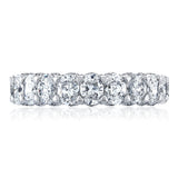 Tacori HT2636W65 Classic Crescent RoyalT Platinum Oval Diamond Eternity Wedding Band