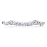 Curve Wedding Band Diamonds