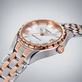 Tissot Chemin des Tourelles 34mm Mother of Pearl Dial Watch T072.207.22.118.01 | Two-Tone Swiss Automatic Ladies Watch