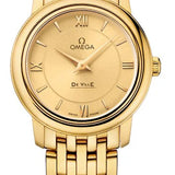 Omega De Ville Prestige Quartz 24.4mm 18K Yellow Gold Watch | Ref. 424.50.24.60.08.001