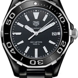 TAG Heuer Aquaracer WAY1390.BH0716 Black Ceramic Quartz Watch | 35mm Swiss Dive Watch