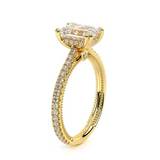 Verragio Engagement Ring Yellow Gold Emerald Cut RENAISSANCE-992EM13 14K