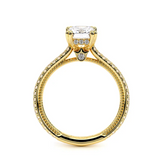 Verragio Engagement Ring Yellow Gold Emerald Cut RENAISSANCE-992EM13 14K