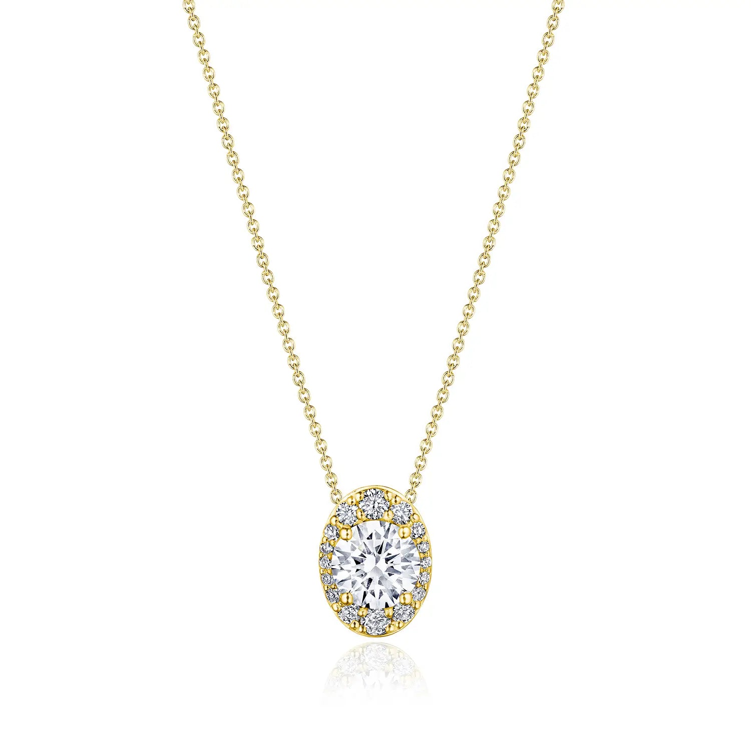 17" Vertical Bloom Diamond Necklace