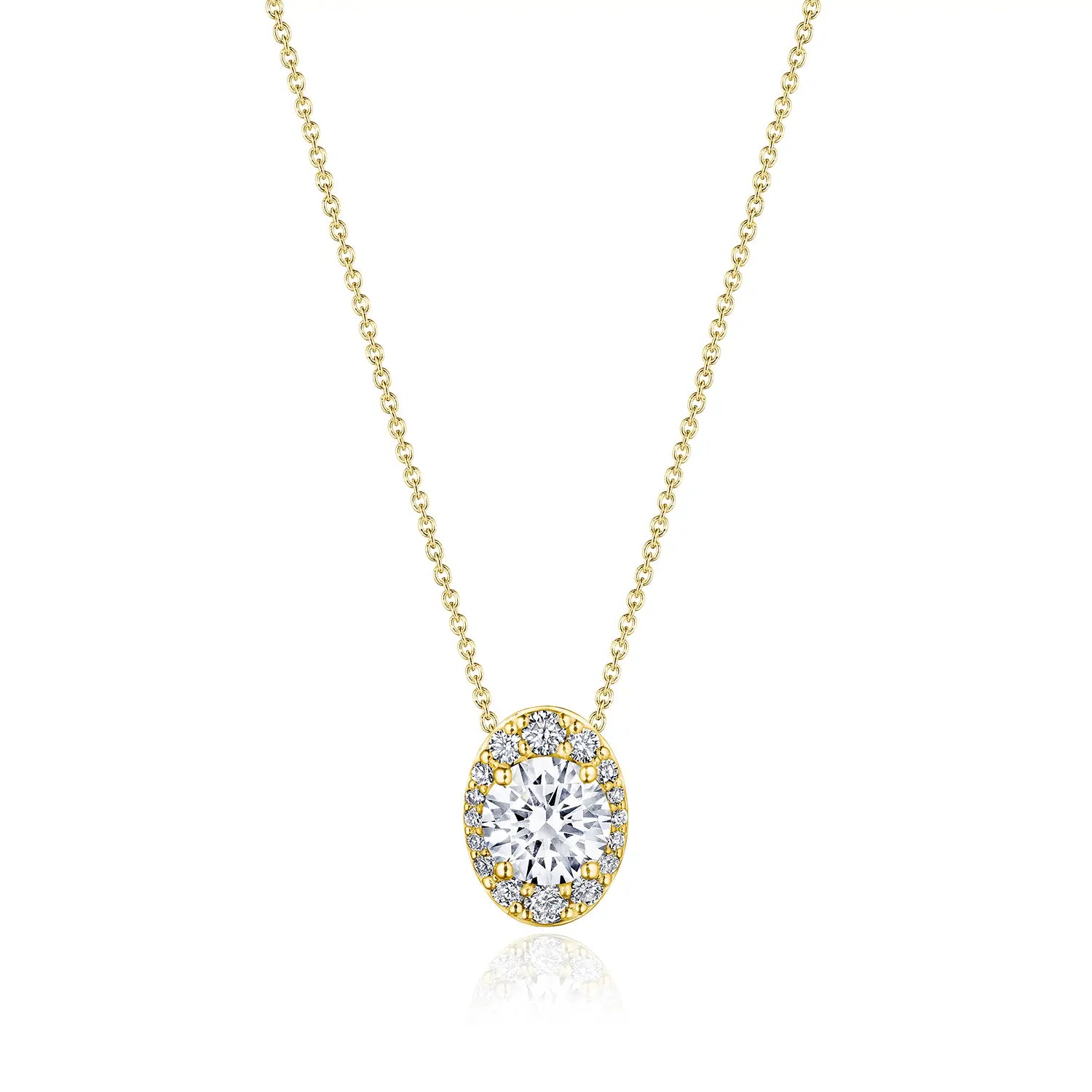 17" Vertical Bloom Diamond Necklace