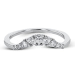 Simon G. LR4121 curved diamond wedding band, alternate view
