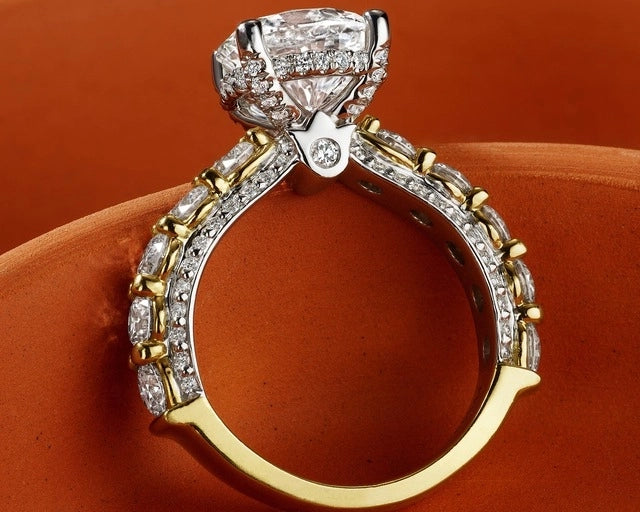Gold and platinum wedding bands from Jewelry Couture