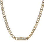 CN140-18 WHITE 14K X ROSE