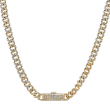 CN140-18 WHITE 14K X ROSE