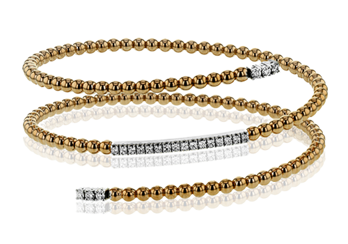 LB2166-R WHITE 18K X WHITE-ROSE