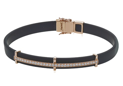 LB2296 WHITE 14K X ROSE