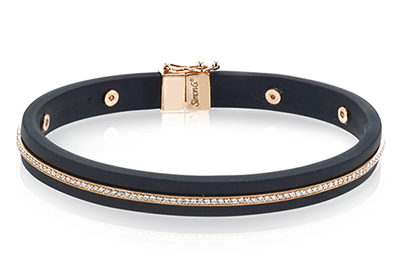 LB2297 WHITE 14K X ROSE