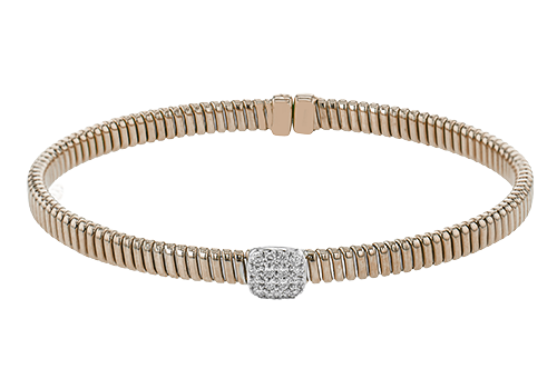 LB2399-R WHITE 18K X WHITE-ROSE