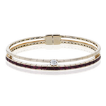 LB2441 WHITE 18K X ROSE