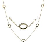LN4050 WHITE 18K X YELLOW