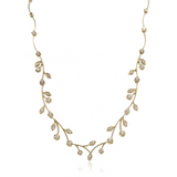 Magnificent Garden Necklace in 14k Gold with Diamonds